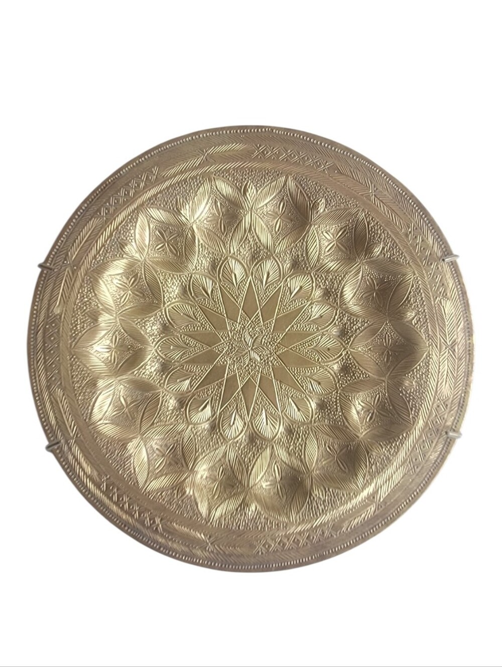 Moroccan Vintage Brass Wall Accent